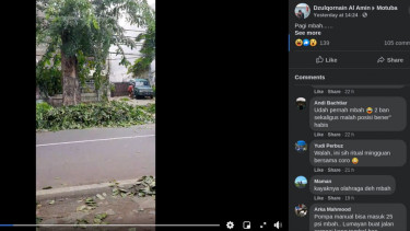Viral isi angin ban mobil pakai pompa sepeda