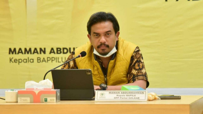  Badan Pemenangan Pemilu (Bapilu) Partai Golkar Maman Abdurahman 