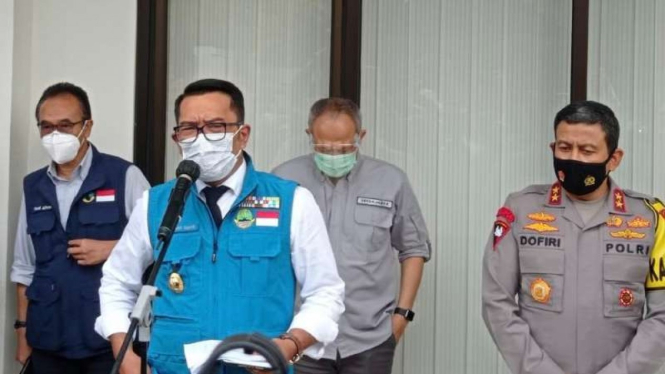Gubernur Jabar Ridwan Kamil bicara soal data COVID-19