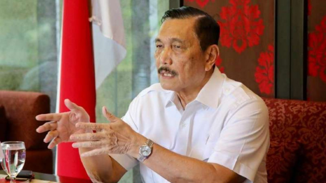Menko Marves Luhut Binsar Pandjaitan.