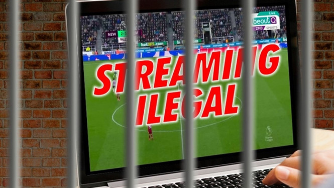 Ilustrasi streaming ilegal