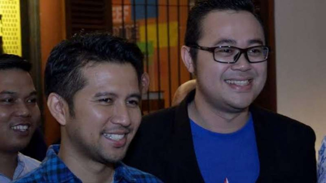 Emil Dardak dan Bayu Airlangga yang bersaing untuk posisi ketua Partai Demokrat Jawa Timur.