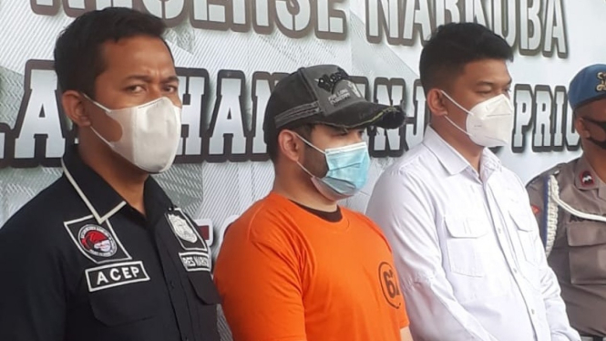Ridho Rhoma kembali diamankan polisi karena narkoba.