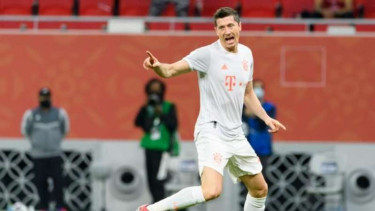 Striker Bayern Munich, Robert Lewandowski.