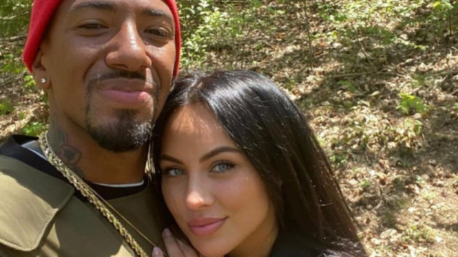 Bek Bayern Munich, Jerome Boateng, dan mantan pacarnya, Kasia Lenhardt