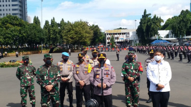 Kapolri Jenderal Listyo Sigit Prabowo di Mapolda Metro Jaya