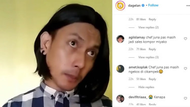 Pria mirip Chef Juna.