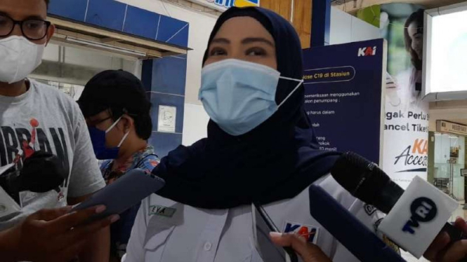 Kahumas PT KAI Daop 1 Jakarta Eva Chairunisa 