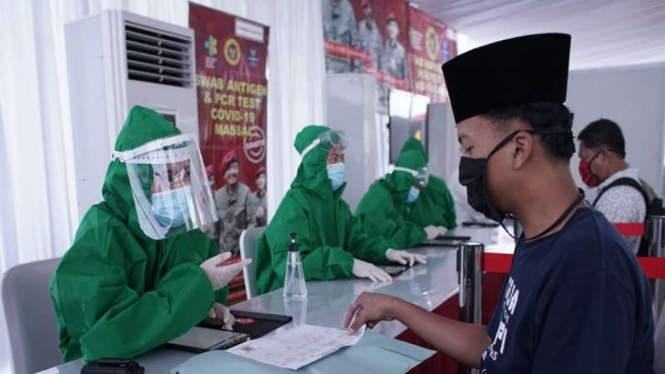 Rapid test antigen di Kecamatan Bojong Gede, Kabupaten Bogor