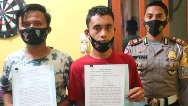 Sopir 'angkot oleng' diamankan Polisi.