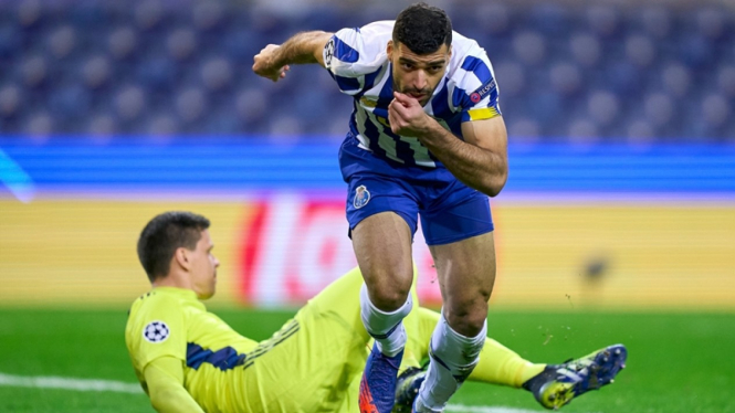Striker FC Porto, Mehdi Taremi bobol gawang Juventus