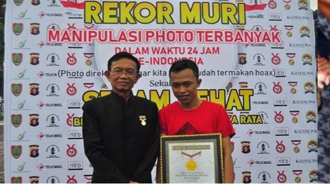 Ahmad Hady Surya, Pemilik Rekor Muri Foto Manipulasi Terbanyak