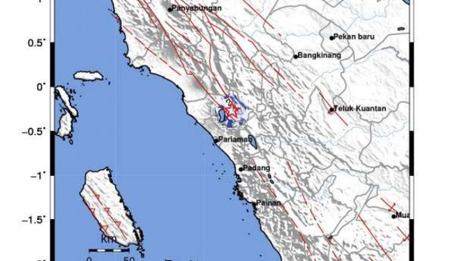 Gempa bumi magnitudo 3,4 guncang Kota Bukittinggi, Sumatera Barat.