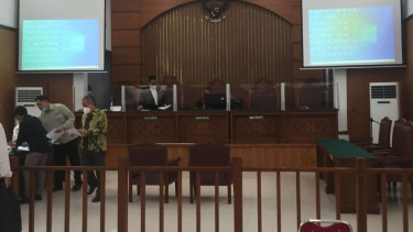 Sidang praperadilan perdana Habib Rizieq di PN Jaksel.
