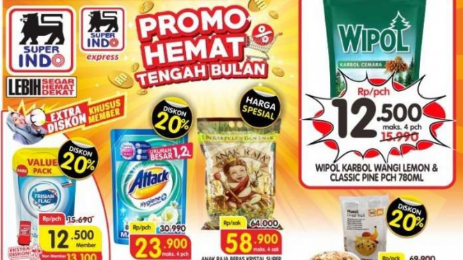Promo Hemat Tengah Bulan dari Superindo.