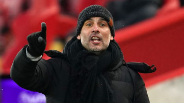 Manajer Manchester City, Pep Guardiola.