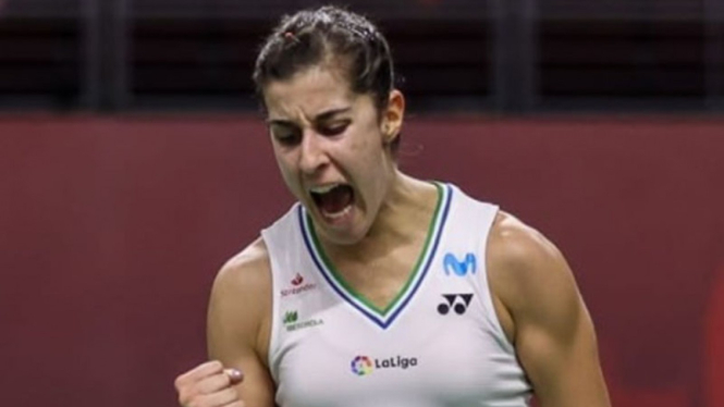 Tunggal putri Spanyol, Carolina Marin.