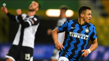 Striker Inter Milan, Alexis Sanchez. 