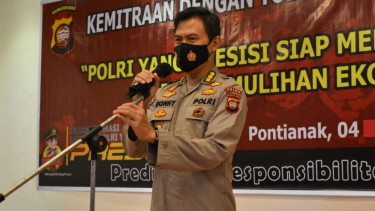 Kabid Hubungan Masyarakat Polda Daerah Kalbar, Kombes Pol Donny Charles Go.