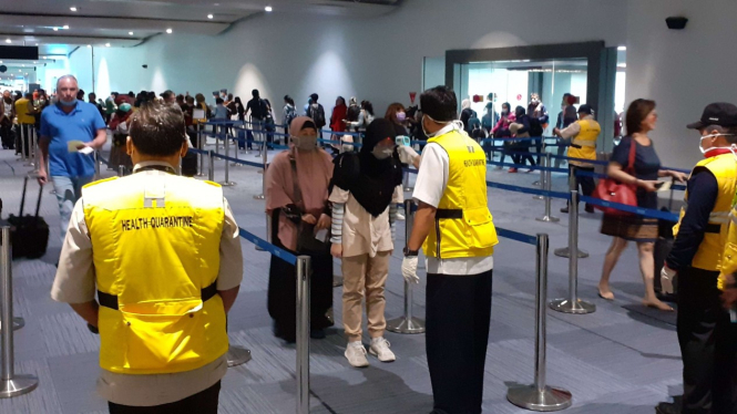 Pemeriksaan di Pintu Masuk Bandara Internasional Soekarno-Hatta