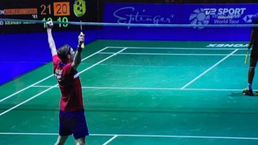 Tunggal putra Denmark, Viktor Axelsen.