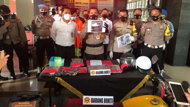 Kapolresta Malang Kota Komisaris Besar Polisi Leonardus Simarmata.