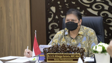 Menko Perekonomian dan Ketua KPC PEN, Airlangga Hartarto