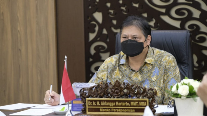 Menko Perekonomian dan Ketua KPC PEN, Airlangga Hartarto