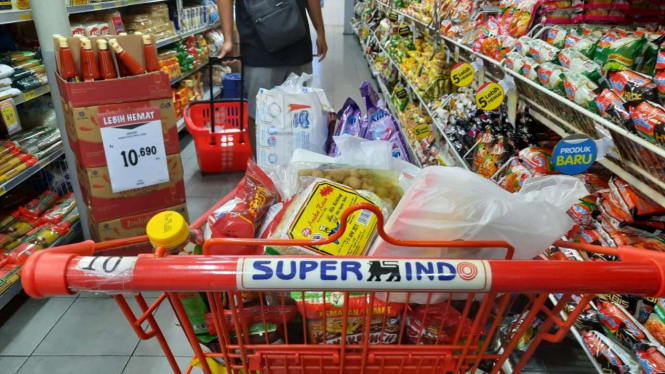 Keranjang Belanja di Superindo.