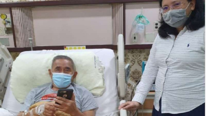Mantan Mantan Menteri Pertahanan Jenderal TNI (Purn) Ryamizard Ryacudu dirawat