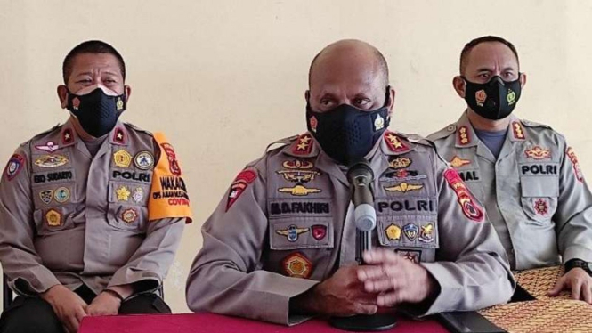 Kepala Polda Papua Irjen Pol Mathius Fakhiri di Jayapura, Kamis, 18 Maret 2021.