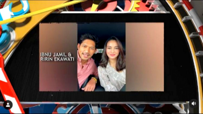 Ibnu Jamil bersama Ririn Ekawati