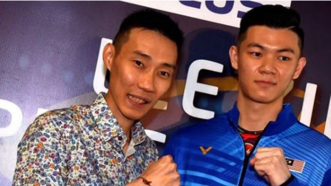 Legenda bulutangkis Malaysia, Lee Chong Wei dan Lee Zii Jia.