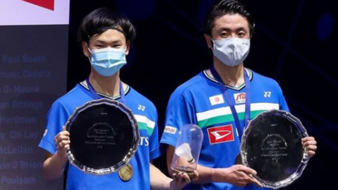 Ganda putra Jepang, Hiroyuki Endo/Yuta Watanabe juarai All England Open 2021.