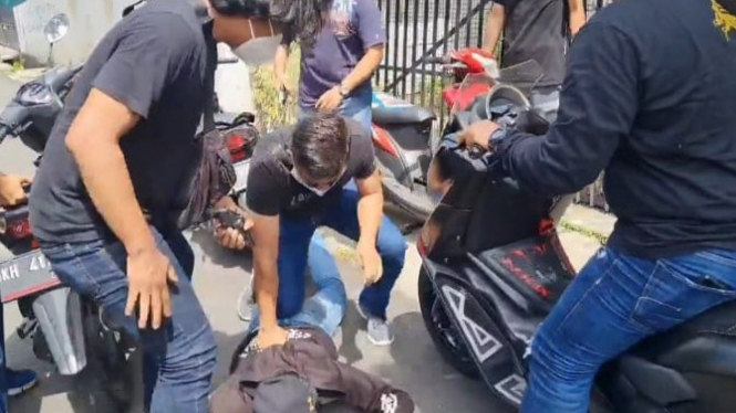 Pelaku jambret ditangkap polisi. Foto ilustrasi.