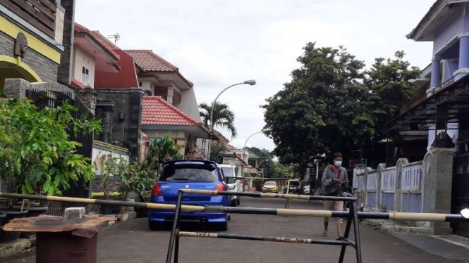 Lokasi penangkapan terduga teroris di Tangerang, Banten
