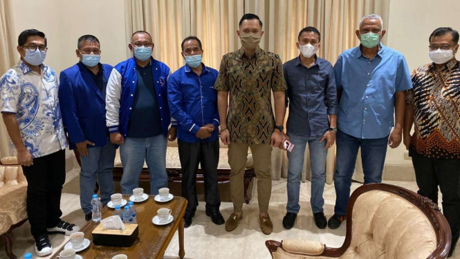 Akhyar Nasution bertemu ?dengan Ketua Umum DPP Partai Demokrat AHY.