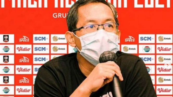 Pelatih Persebaya Surabaya, Aji Santoso.