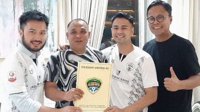Artis Raffi Ahmad akuisisi klub Liga 2 Cilegon United.