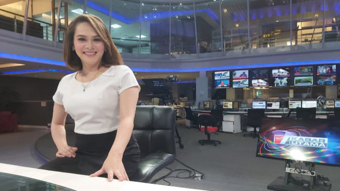 Presenter tvOne Windy Wellingtonia (foto/dok/pribadi)