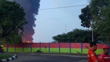 Kebakaran Kilang Minyak Pertamina di Balongan