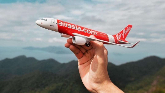 Pesawat AirAsia.