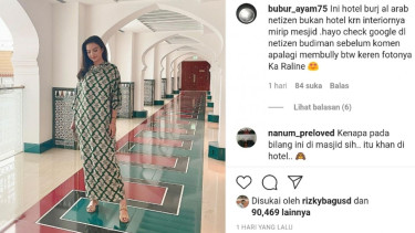 Postingan Instagram Raline Shah yang bikin heboh netizen