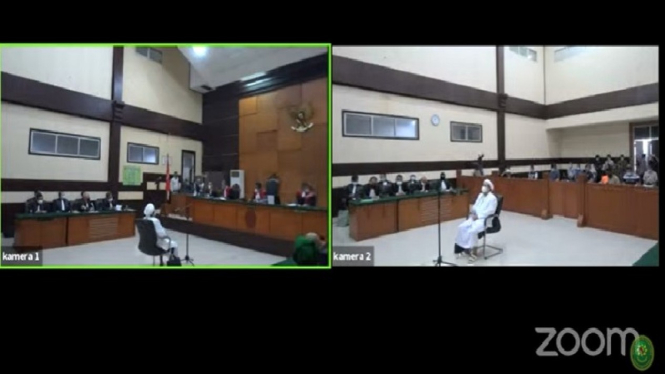 Sidang lanjutan Habib Rizieq Shihab