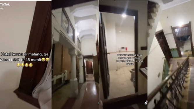 Hotel angker di Malang viral di medsos.