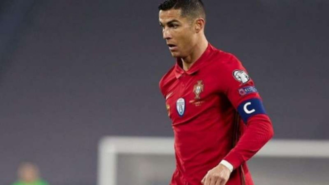 Kapten Timnas Portugal, Cristiano Ronaldo.