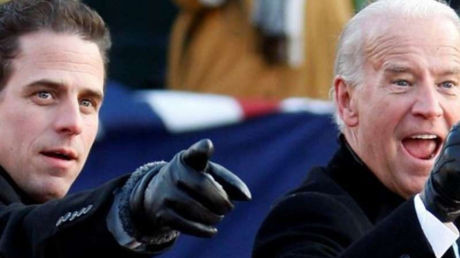 Hunter Biden dan ayahnya Joe Biden