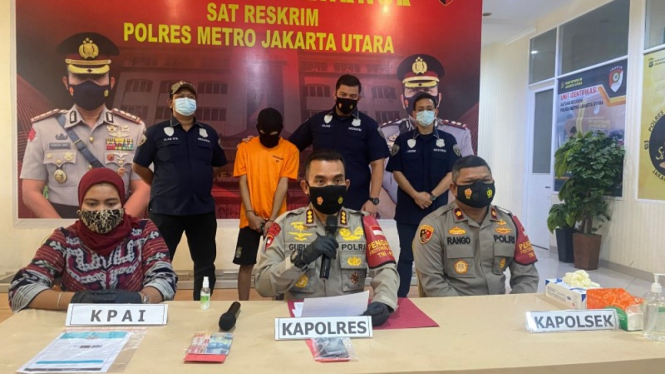 Kapolres Metro Jakarta Utara Kombes Pol G,uruh Arif Darmawan.