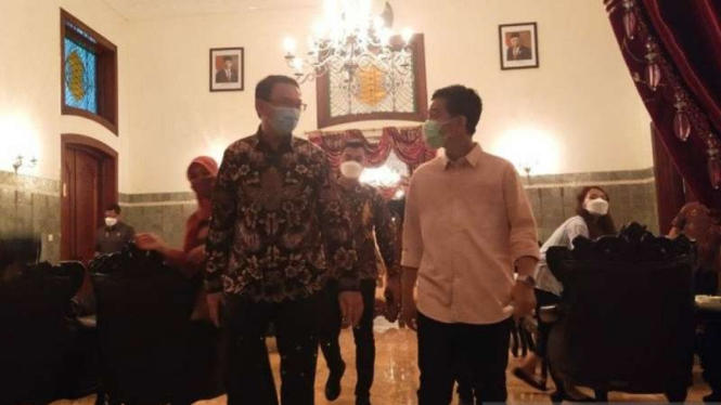 Ahok kunjungi GIbran.