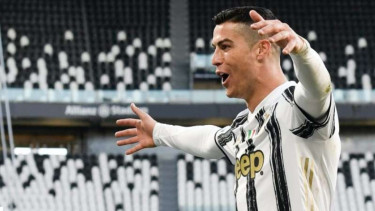 Cristiano Ronaldo saat memperkuat Juventus